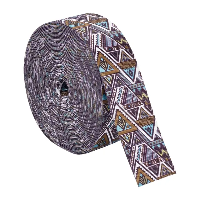 BENECREAT sangle jacquard polyester 38mm 9m triangle