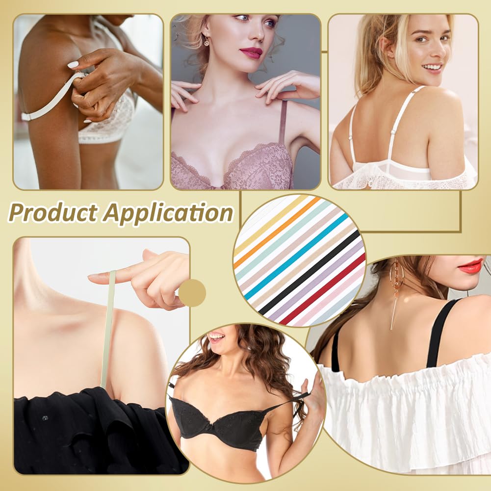BENECREAT élastique soutien-gorge 8 mm 12 couleurs 24 m