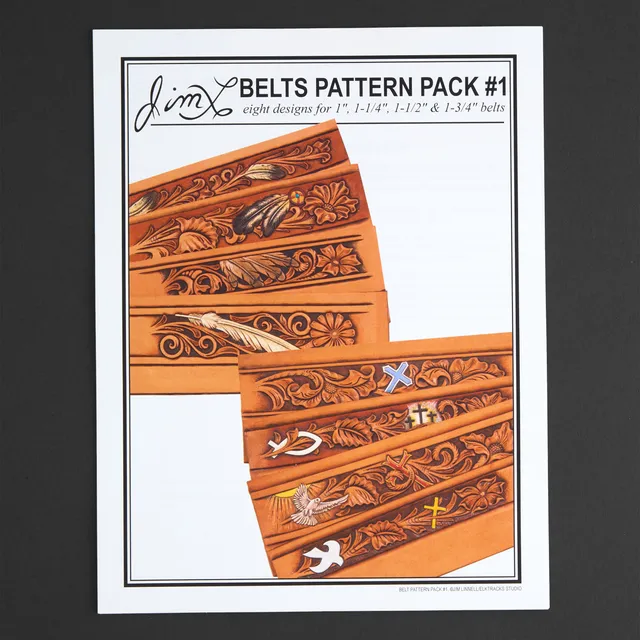 Tandy Leather Jim Linnell Belts #1 patron ceinture cuir western