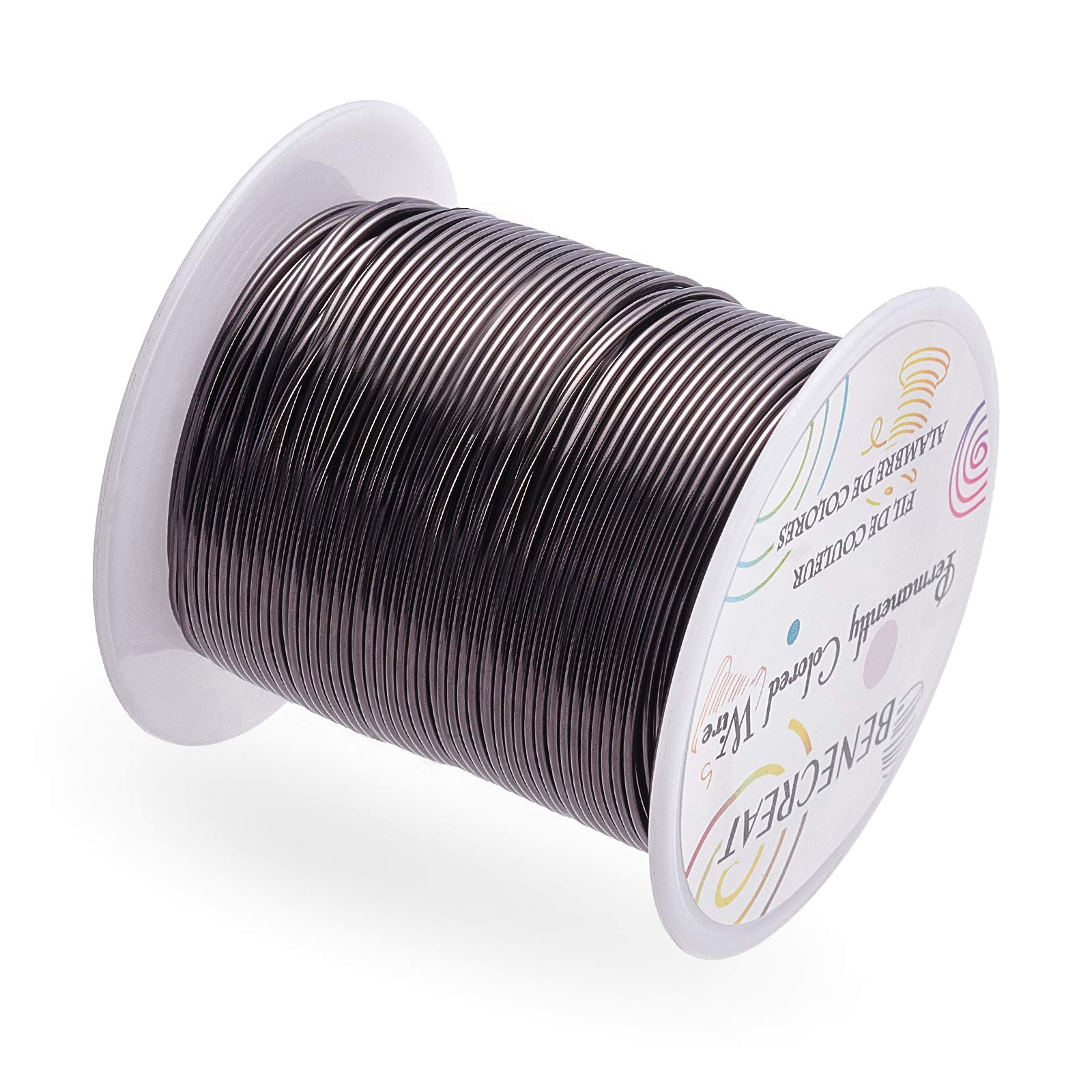 BENECREAT Fil Cuivre Bijoux 1mm Bronze 30m Anti-Ternissement