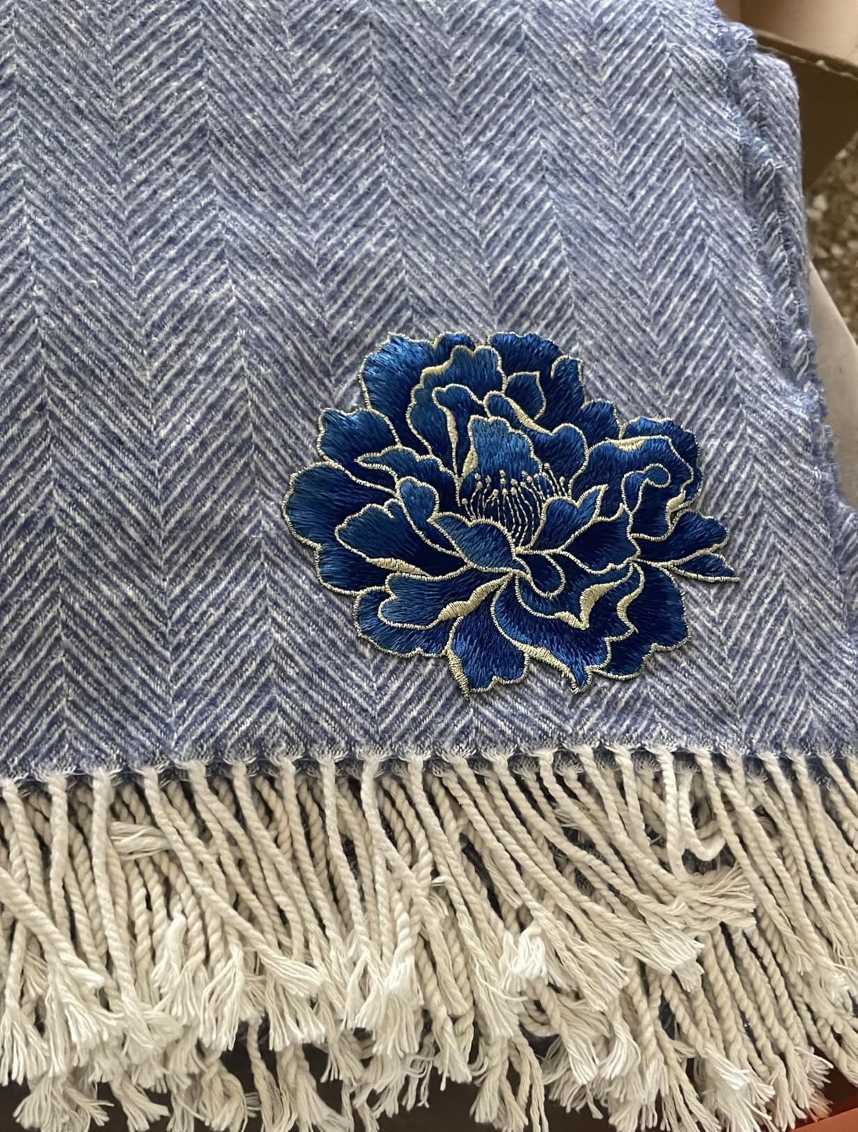BENECREAT 3 patchs fleurs pivoine à coudre tissu