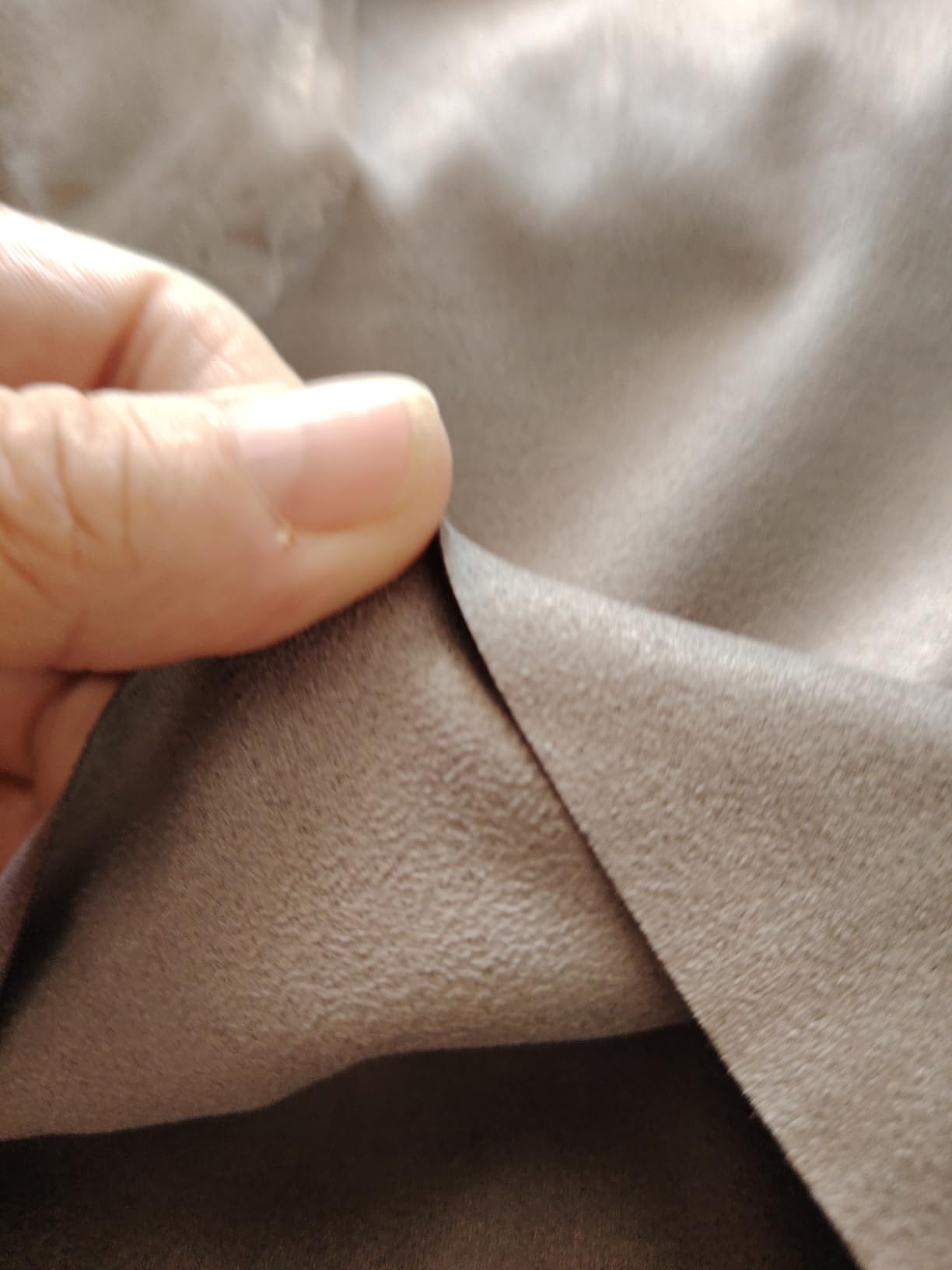 BENECREAT Chiffon Argent Blanc Polissage Imitation Daim