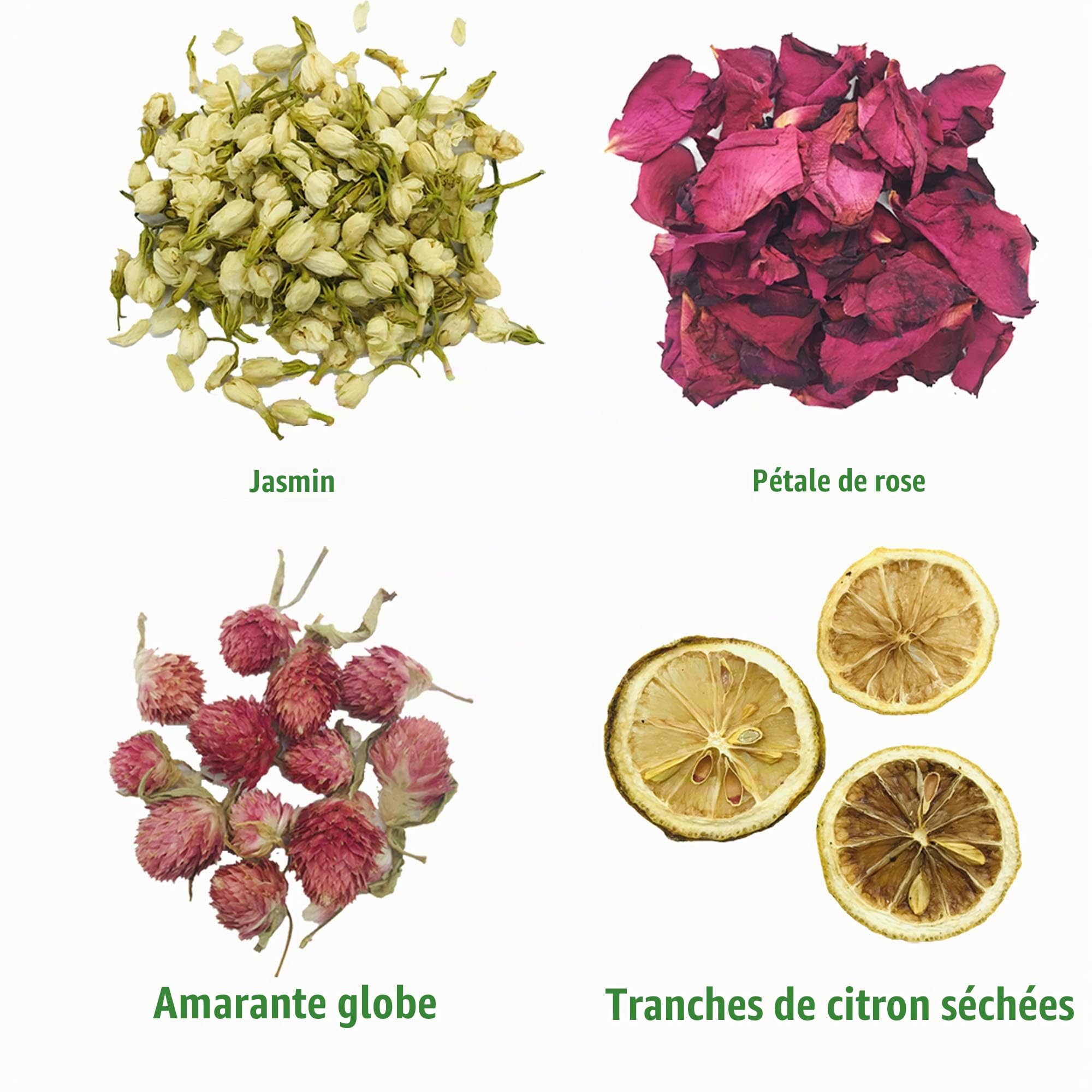 Cayway Fleurs Séchées Naturelles 18 Sachets Bougie Savon