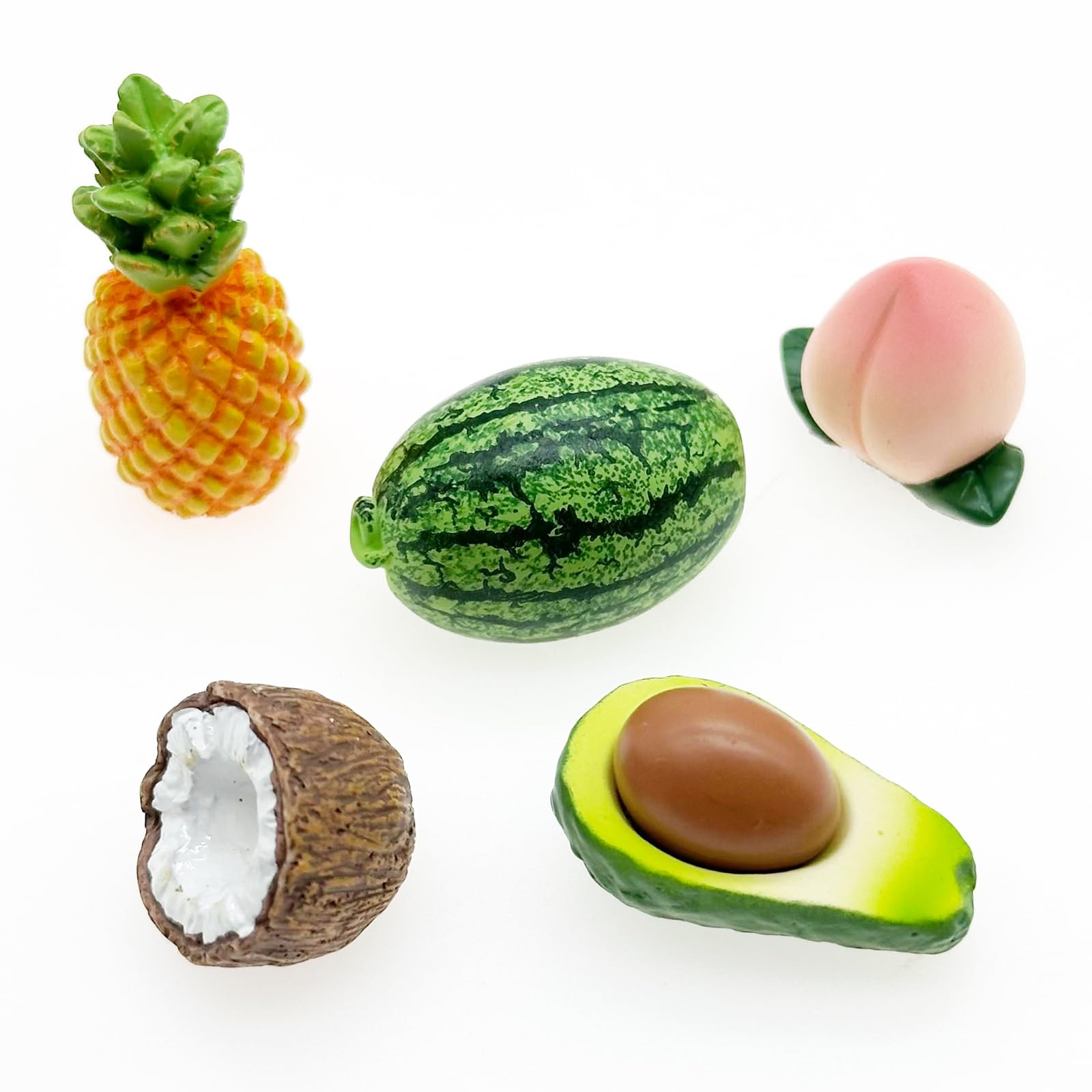 Cayway mini fruits résine 48 pcs jardin miniature