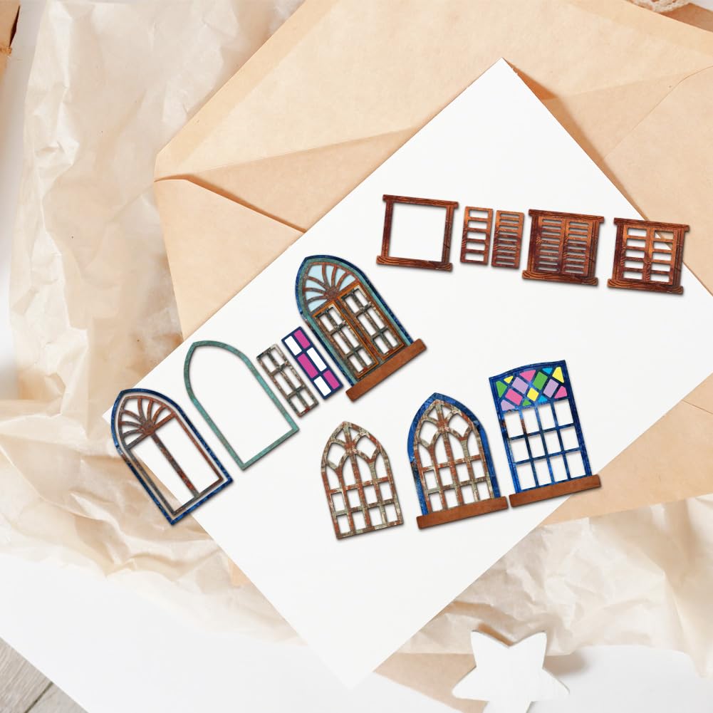 BENECREAT Cadre porte fenêtre dies découpe métal scrapbooking