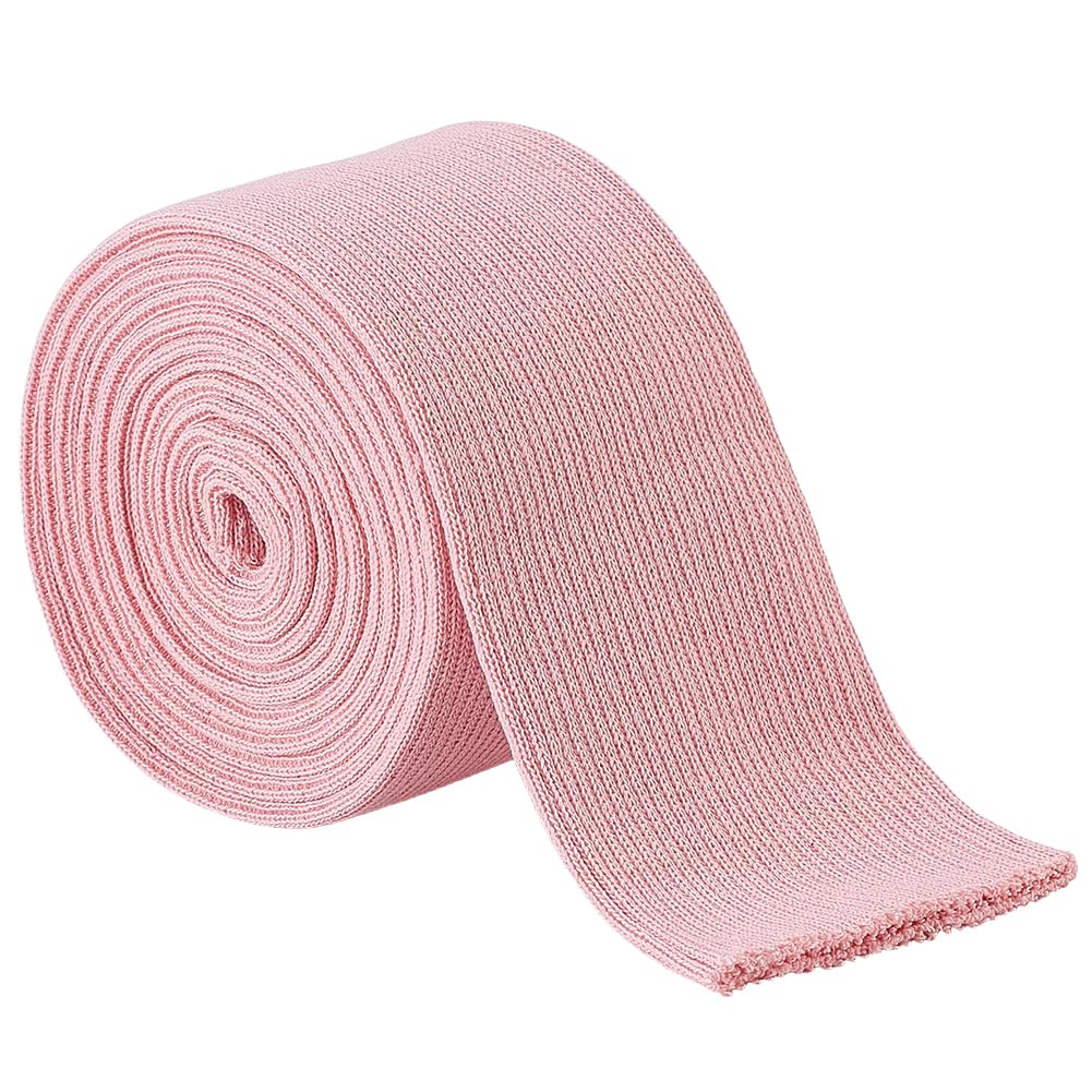 BENECREAT tissu tubulaire côtelé noir 2m pour poignets