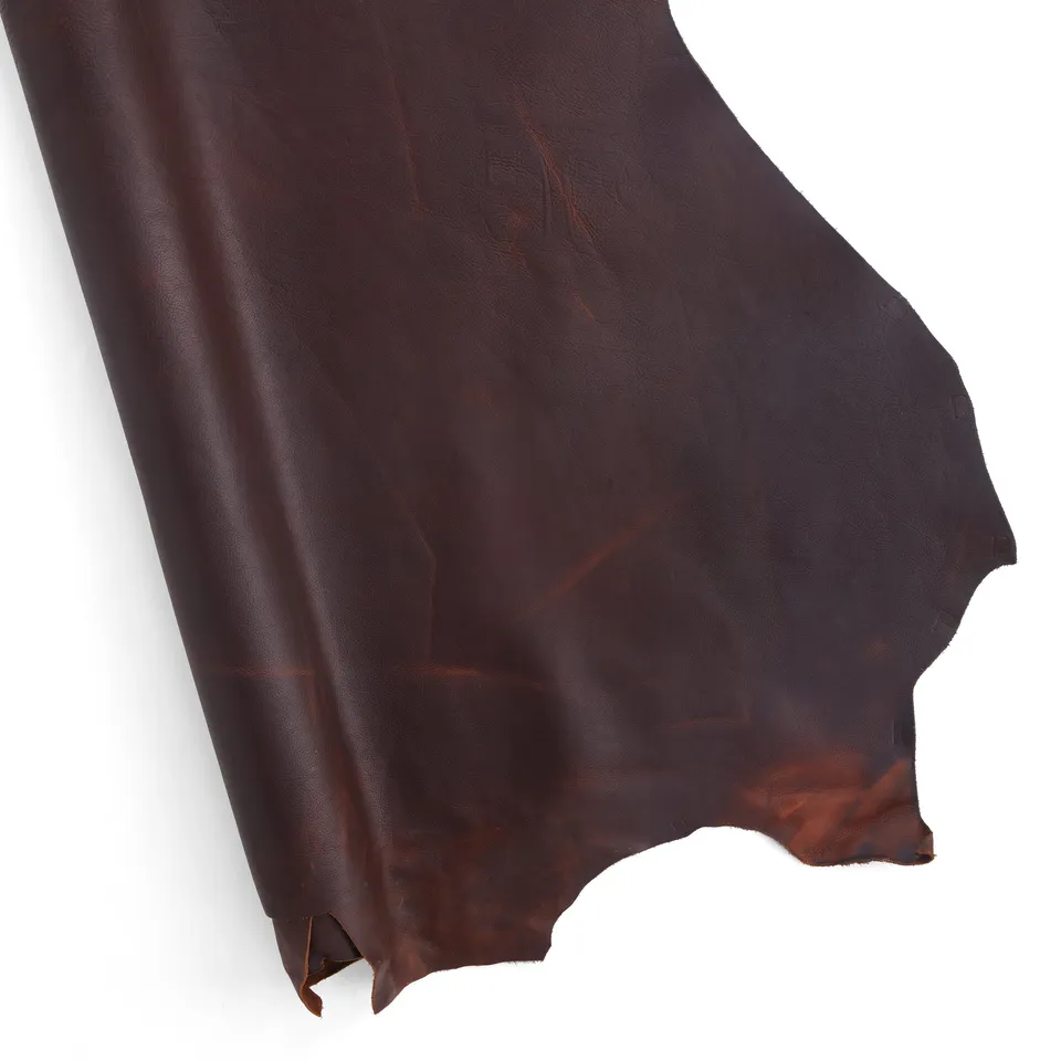 Tandy Leather Kodiak côté cuir huilé brun 1,6-2,0 mm